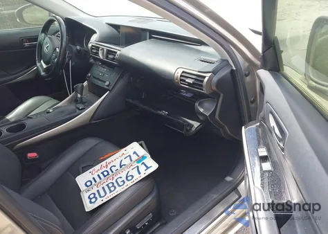 2016 Lexus Is 200T из США, поврежденный, VIN JTHBA1D2XG5027645